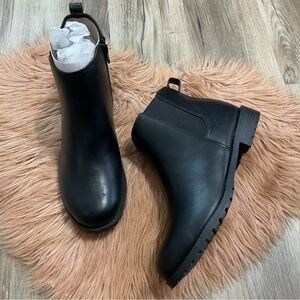 SONOMA Black Bootie Full Zipper Size 9.5 NIB